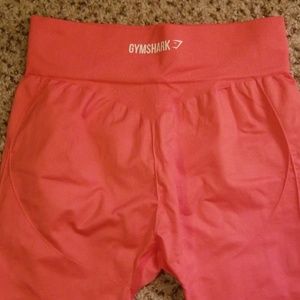 Gymshark 2tone seamless leggings in peach